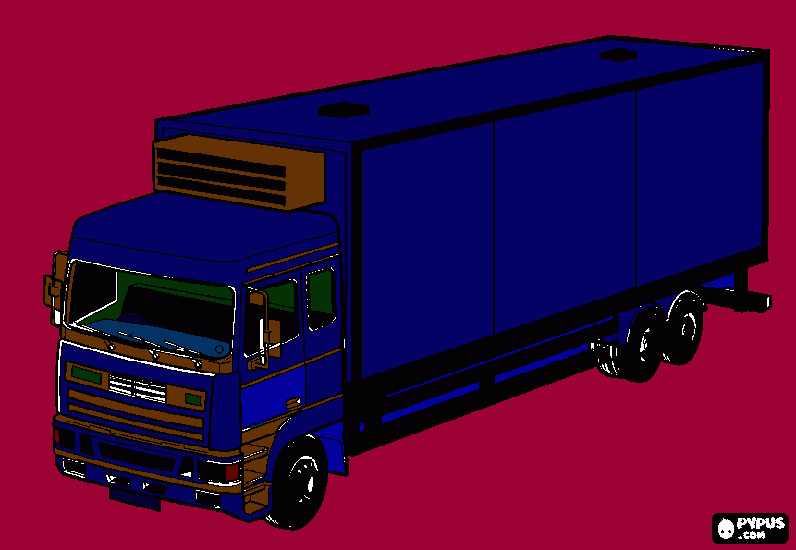 kolorowanka daf xf 95