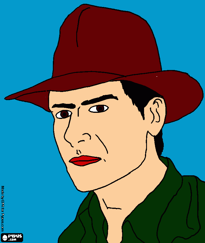 kolorowanka Indiana Jones